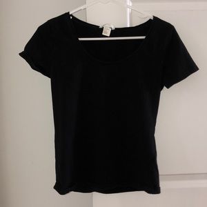 plain black H&M t-shirt